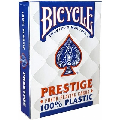 Bicycle Prestige Jumbo index 2 rohy plastové Modrá – Zboží Dáma