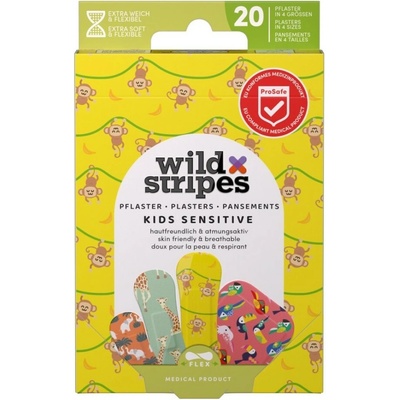 Wild Stripes Kids Jungle Vibe - Hypoalergenní náplati 20 ks
