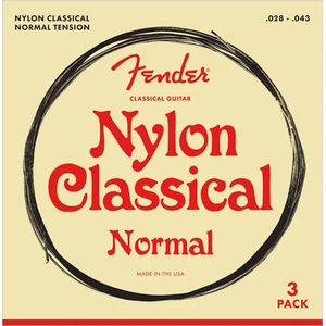 Fender 100 Classical Nylon Tie End Найлонови струни за класическа китара (0730100300)