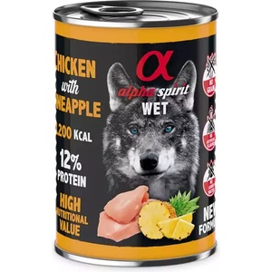 Alpha Spirit Кучешка Консерва Пиле и Ананас 400 г