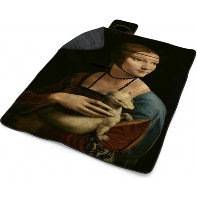 Sablio Plážová deka Dáma s hranostajom Leonardo da Vinci