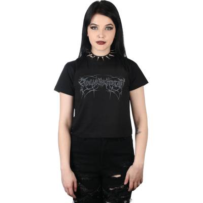 ROCK OFF дамска тениска (crop top) Bring Me The Horizon - Metal Logo Genxsis - BL - ROCK OFF - BMTHCT149LB