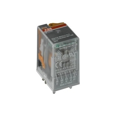Relé ABB CR-M230AC4 230VAC 6A bez LED 1SVR405613R3000 paticové