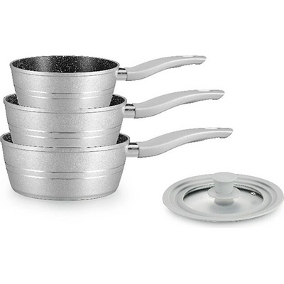 Royalty Line RL-FS3M nepriľnavý mramorový povrch strieborná 3 ks