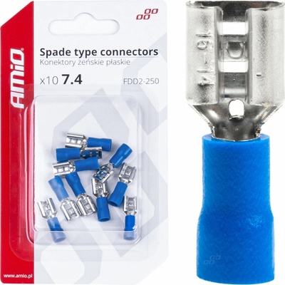 amio Elektrické konektory –samica (vsuvka) 7.4mm1.5-2.5mm215A 10 ks