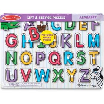 Melissa & Doug 13272 Дървен пъзел Азбука (000772132725)