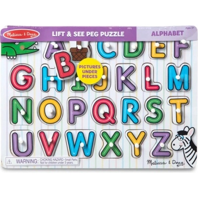 Melissa & Doug 13272 Дървен пъзел Азбука (000772132725)