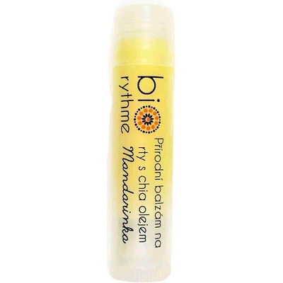 Biorythme Prírodný balzam na pery s chia olejom – mandarínka 4,8 ml