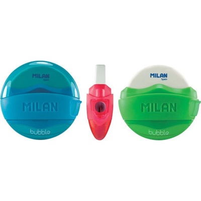Guma + strúhadlo MILAN Bubble Mix (1ks)