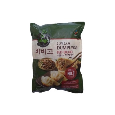 Bibigo Gyoza dumplings beef bulgogi - mražené knedlíčky / taštičky plněné hovězím masem a zeleninou 600 g