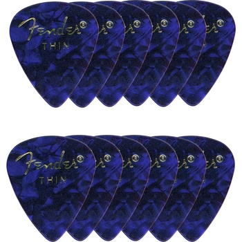 Fender Shape Premium 12 Blue Перце за китара (1980351702)