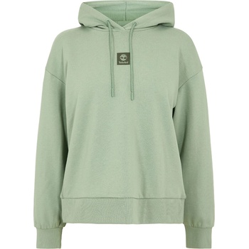 Timberland Суичър Timberland Women's Stack Logo Loop Back Pull Over Hoodie - Pro Green Bay