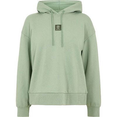 Timberland Суичър Timberland Women's Stack Logo Loop Back Pull Over Hoodie - Pro Green Bay