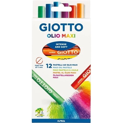 GIOTTO Маслени пастели GIOTTO Olio Maxi 11 мм за окачване 12 броя 293400 (293400)