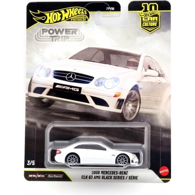 Mattel Hot Wheels 2008 Mercedes-Benz CLK 63 AMG bílý 1:64
