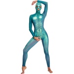 Beasty Cocks Beasty Reptile Jumpsuit 2493802 Blue-Green S/M