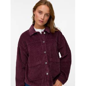Vero Moda Дамска памучна якета JAMIE винена Vero Moda | Cherven | ЖЕНИ | L