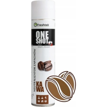 FRESHTEK ONE SHOT Neutralizátor pachov KÁVA 600 ml