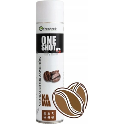 FRESHTEK ONE SHOT Neutralizátor pachov KÁVA 600 ml