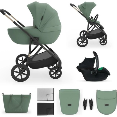 Kinderkraft PRIME 3 3in1 DARK GREEN 2026