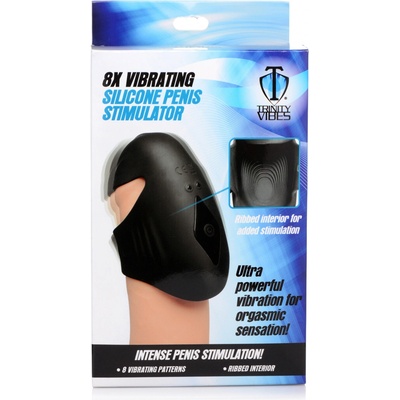 Trinity Men 8X Vibrating Silicone Penis Sleeve