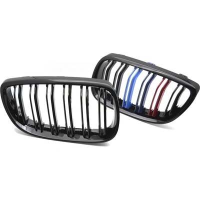 Predná maska BMW E92 / E93 06-10 Sport Glossy Black Tri-Colour Double Bar