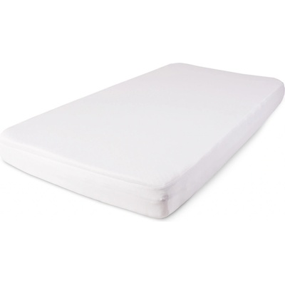 BabyMatex Prostěradlo nepromokavé s gumou Tencel bílé 70x140