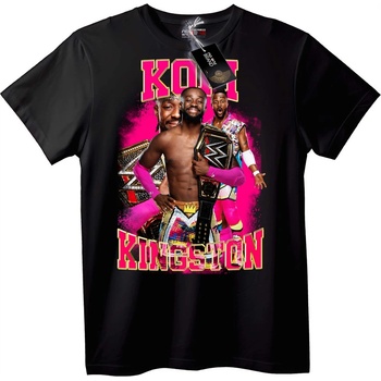 NOONEBRAND Тениска Kofi Kingston Кечборец - M, White