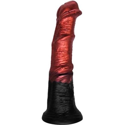 Passion labs Лепяща се отливка - нестандартно дилдо "pere burgundy" 19.5 см