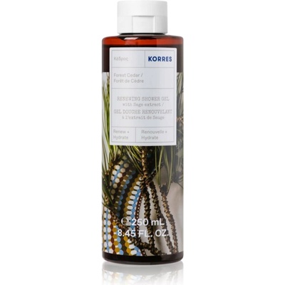 KORRES Forest Cedar освежаващ душ гел 250ml