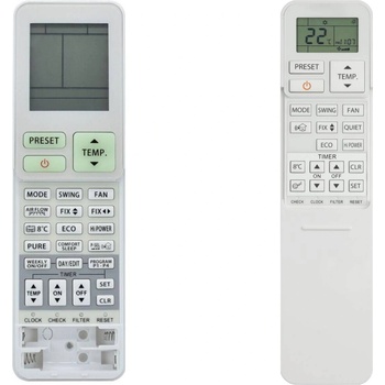 съвместим TOSHIBA WH-TG01NE, Seiya Nordic 25, RAS-3M18, RAS-B10, RAS-B13 - заместител дистанционно управление (WH-TG01NE, Seiya Nordic 25, RAS-3M18, RAS-B10, RAS-B13)