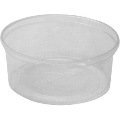Plastová miska oválná průhledná s víčkem 2000 ml (PP) (25 ks)