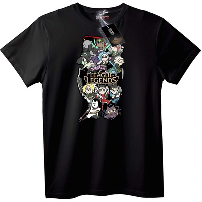 NOONEBRAND Тениска League of Legends Chibi - 2XL, White