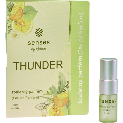 Kvitok Toaletní Thunder zelená parfém unisex 2 ml vzorkek