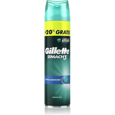 Gillette Mach 3 Extra Comfort gél na holenie 240 ml
