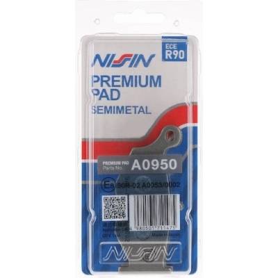 brzdové destičky, NISSIN (semi-metalická směs) 2 ks v balení