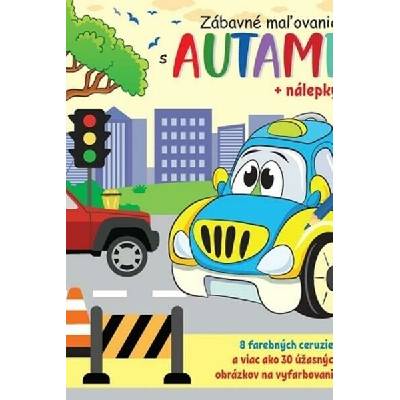 Zábavné maľovanie s autami + nálepky a farbičky