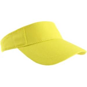  Дамска памучна козирка mess ctm1311, Жълт