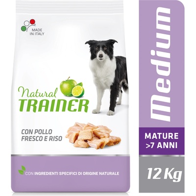 Natural Trainer Medium Maturity čerstvé kura 12 kg