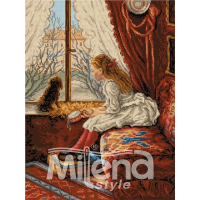 Milena Style У дома - гоблен със схема конци Ariadna 1: 4