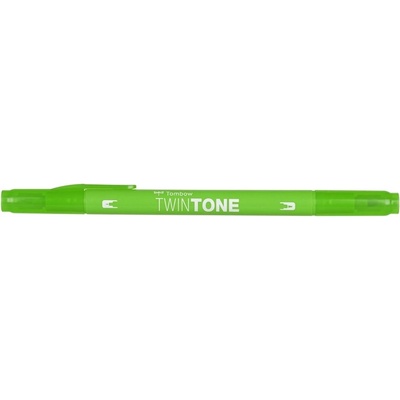 Tombow Маркер Tombow TwinTone жълто-зелен 0, 3/0, 8 (WS-PK06)