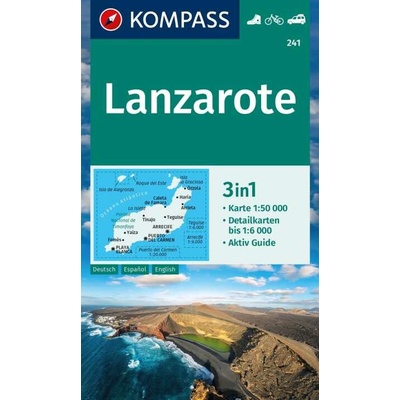Lanzarote, turistická mapa (Kompass - 241) - turistická mapa