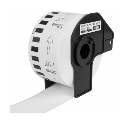 PEKRO kompatibilní etikety s BROTHER DK-22225, bílá papírová role 38 x 30,48m (PLLB18, DK22225)