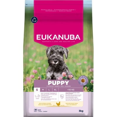 Eukanuba Puppy Small kura 3 kg