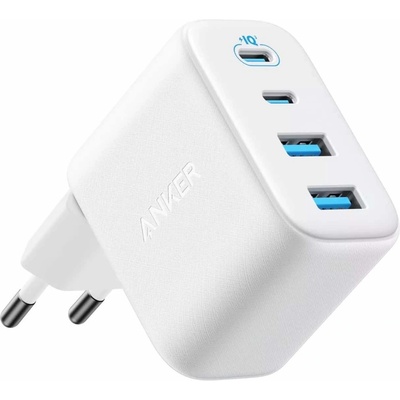 Anker Захранване за ел. мрежа за лаптопи, смартфони и таблети с 2xUSB-C и 2xUSB-A изходи - Anker Zolo Fast Wall Charger PD 50W (бял) (A121EG21)