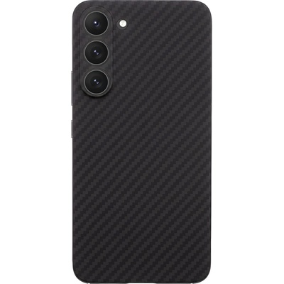 Techsuit Защитен калъф с карбонов дизайн за Samsung Galaxy S23 Plus - Черен KP33229 (33229)