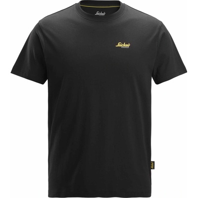 Snickers Workwear Triko Classic s krátkým rukávem a malým logem SW černé
