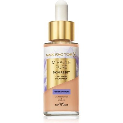 Max Factor Miracle Pure saténově matný make-up se středním krytím 30-40 Fair To Light 30 ml