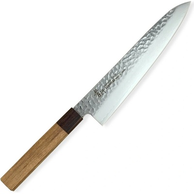 Sakai Aoki Hamono nôž WA-Gyuto VG-10 Zelkova Oktagon 21 cm