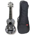 Pasadena WU-21F7-BK SET Floral Black Сопрано укулеле (WU-21F7-BK-SET)